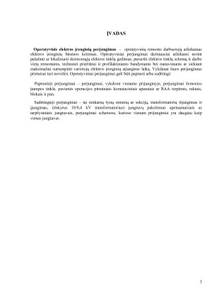 Operatyviniai perjungimai. Paveikslėlis 3