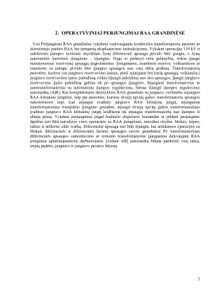 Operatyviniai perjungimai. Paveikslėlis 5