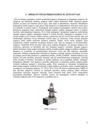 Operatyviniai perjungimai. Paveikslėlis 6