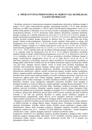 Operatyviniai perjungimai. Paveikslėlis 7