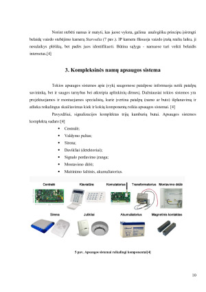 Patalpų elektroninės apsaugos sistemos. Paveikslėlis 10