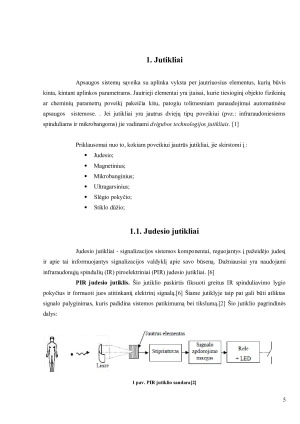 Patalpų elektroninės apsaugos sistemos. Paveikslėlis 5