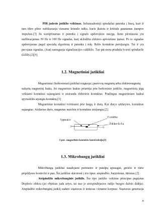 Patalpų elektroninės apsaugos sistemos. Paveikslėlis 6