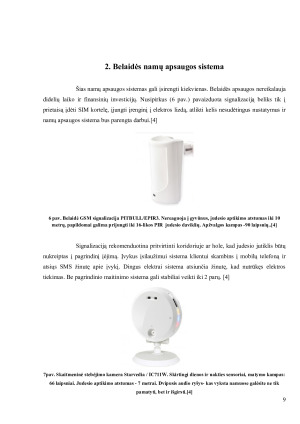 Patalpų elektroninės apsaugos sistemos. Paveikslėlis 9