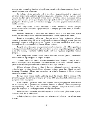 PROTINGO NAMO VALDIKLIŲ IR JUTIKLIŲ APŽVALGA. Paveikslėlis 5