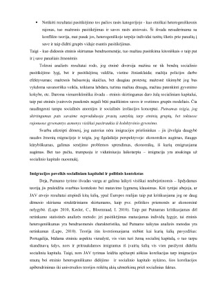 Imigracijos ir socialinio kapitalo santykis. Paveikslėlis 3