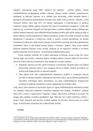 Imigracijos ir socialinio kapitalo santykis. Paveikslėlis 6