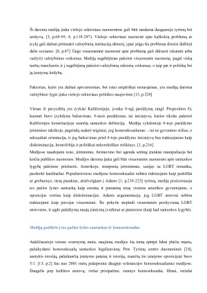Medijų daroma įtaka JAV požiūriui į LGBT bendruomenę bei homoseksualų santuokos legalizavimą. Paveikslėlis 8