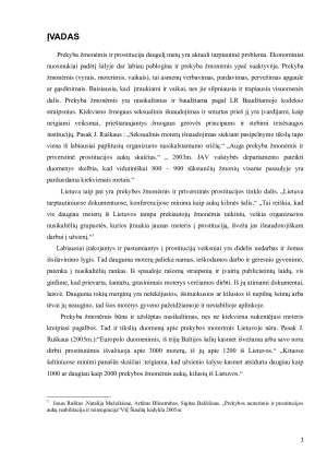 PREKYBA ŽMONĖMIS IR PROSTITUCIJOS PROBLEMA LIETUVOJE IR JŲ SOCIALINIS SPRENDIMAS. Paveikslėlis 3