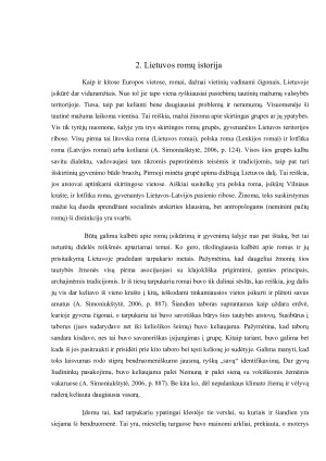 Romų bendruomenė Lietuvoje. Paveikslėlis 6
