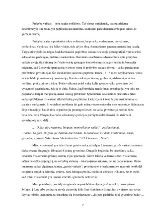 STRAIPSNIS „GATVĖS VAIKAI – ČIA IR DABAR“ ANALIZĖ. Paveikslėlis 6