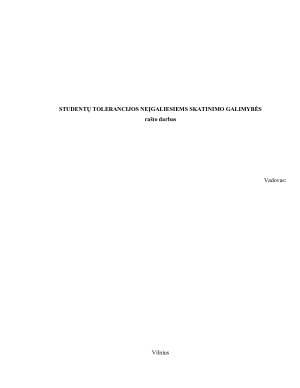 STUDENTŲ TOLERANCIJOS NEĮGALIESIEMS SKATINIMO GALIMYBĖS