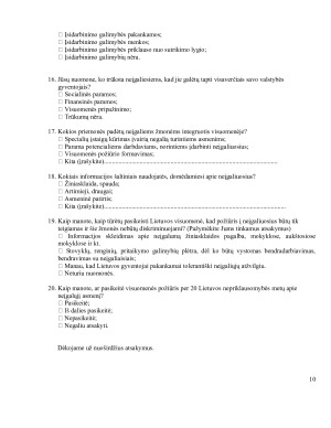 STUDENTŲ TOLERANCIJOS NEĮGALIESIEMS SKATINIMO GALIMYBĖS. Paveikslėlis 10