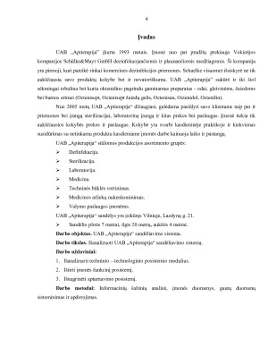 UAB „APITERAPIJA“ SANDĖLIO SANDĖLIAVIMO SISTEMA. Paveikslėlis 3