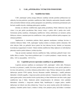 UAB „APITERAPIJA“ SANDĖLIO SANDĖLIAVIMO SISTEMA. Paveikslėlis 6