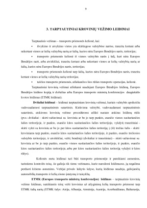 Automobilių transporto sistema Europos Sąjungoje. Paveikslėlis 9