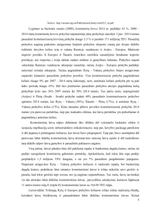 GENERALINIŲ KROVINIŲ GABENIMO TENDENCIJOS. Paveikslėlis 5