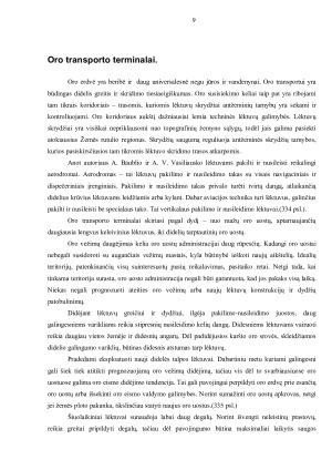 Krovinių gabenimo oro transportu analizė. Paveikslėlis 9