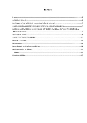 Krovinių vežimai geležinkelio transportu. Paveikslėlis 2