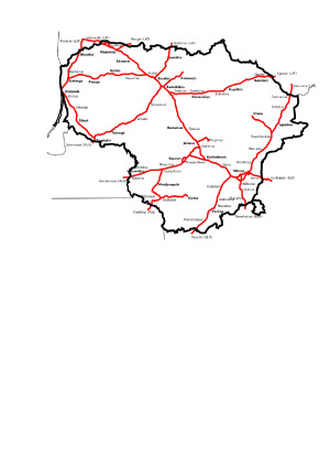 Krovinių vežimai geležinkelio transportu. Paveikslėlis 5