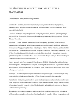 Lietuvos ir Prancūzijos transporto kelių tinklo lyginimas. Paveikslėlis 10