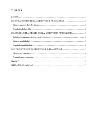 Lietuvos ir Prancūzijos transporto kelių tinklo lyginimas. Paveikslėlis 2