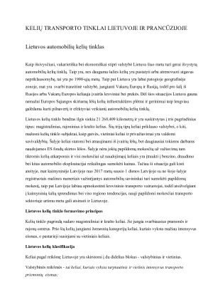 Lietuvos ir Prancūzijos transporto kelių tinklo lyginimas. Paveikslėlis 5