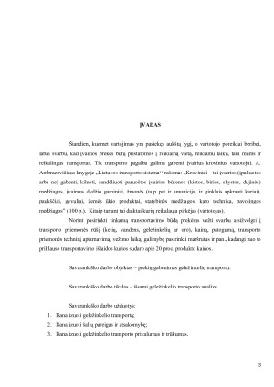 PREKIŲ GABENIMO TECHNOLOGIJA GELEŽINKELIO TRANSPORTU. Paveikslėlis 3
