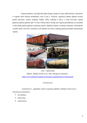 PREKIŲ GABENIMO TECHNOLOGIJA GELEŽINKELIO TRANSPORTU. Paveikslėlis 6