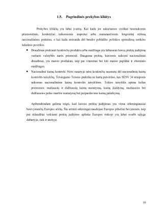 Produkto logistikos grandinės analizė. Paveikslėlis 10