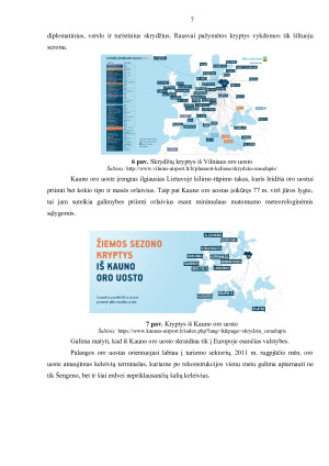 SAUSUMOS, VANDENS, ORO TRANSPORTO KRYPČIŲ IR LINIJŲ Į LIETUVĄ IR IŠ LIETUVOS APŽVALGA. Paveikslėlis 7