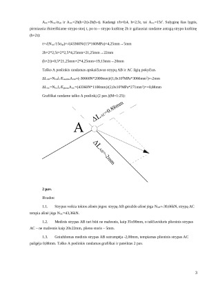 Statiškai išsprendžiamos tempiamos-gniuždomos strypų sistemos skaičiavimas. Paveikslėlis 3