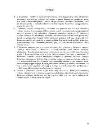 ELEKTRONINIŲ DOKUMENTŲ VALDYMAS: SAMPRATA, SISTEMA, RENGIMAS, VALDYMAS. Paveikslėlis 10