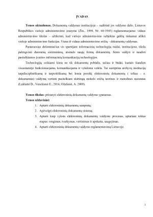 ELEKTRONINIŲ DOKUMENTŲ VALDYMAS: SAMPRATA, SISTEMA, RENGIMAS, VALDYMAS. Paveikslėlis 3