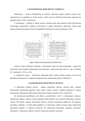 ELEKTRONINIŲ DOKUMENTŲ VALDYMAS: SAMPRATA, SISTEMA, RENGIMAS, VALDYMAS. Paveikslėlis 4