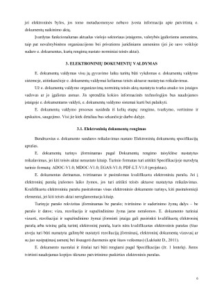 ELEKTRONINIŲ DOKUMENTŲ VALDYMAS: SAMPRATA, SISTEMA, RENGIMAS, VALDYMAS. Paveikslėlis 6