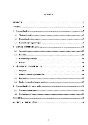 KOMUNIKACIJA - VIDINĖ IR IŠORINĖ. Paveikslėlis 2