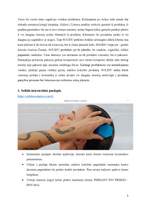 Solidu prekės ženklo integruotų marketingo komunikacijų atvejo analizė. Paveikslėlis 3