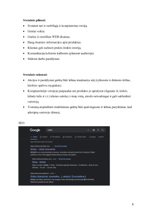 Solidu prekės ženklo integruotų marketingo komunikacijų atvejo analizė. Paveikslėlis 6