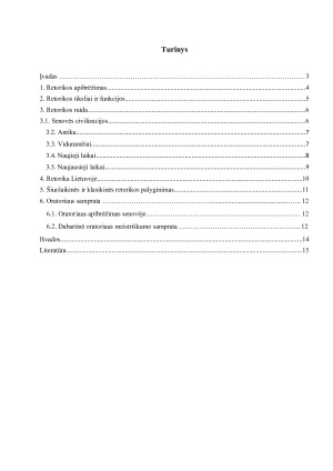 Retorikos tikslai ir funkcijos. Paveikslėlis 1