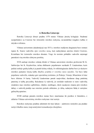 Retorikos tikslai ir funkcijos. Paveikslėlis 9