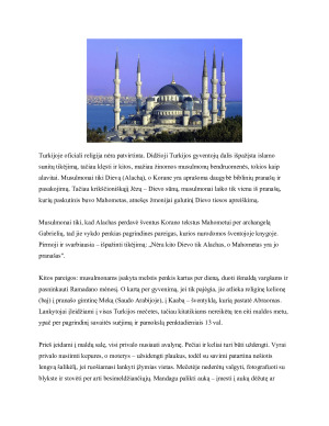 TARPTAUTINĖS PREKYBOS PROJEKTINIS DARBAS TURKIJA. Paveikslėlis 10