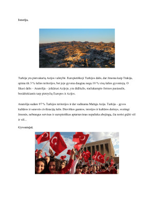 TARPTAUTINĖS PREKYBOS PROJEKTINIS DARBAS TURKIJA. Paveikslėlis 2