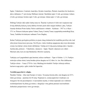 TARPTAUTINĖS PREKYBOS PROJEKTINIS DARBAS TURKIJA. Paveikslėlis 7