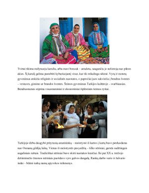 TARPTAUTINĖS PREKYBOS PROJEKTINIS DARBAS TURKIJA. Paveikslėlis 8