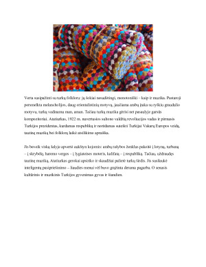 TARPTAUTINĖS PREKYBOS PROJEKTINIS DARBAS TURKIJA. Paveikslėlis 9