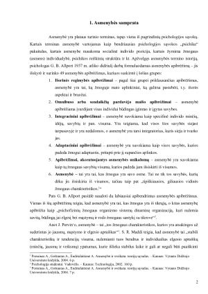 Psichologiniai asmenybės brandos kriterijai. Paveikslėlis 3