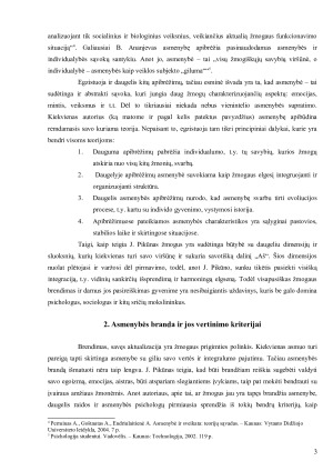Psichologiniai asmenybės brandos kriterijai. Paveikslėlis 4