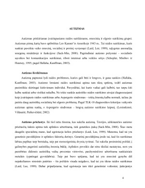 Autizmo sutrikimą turinčių vaikų ugdymo ypatumai. Paveikslėlis 4