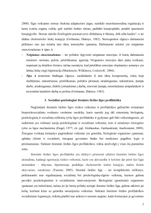 Socialinė-psichologinė išeminės širdies ligos profilaktika. Paveikslėlis 5